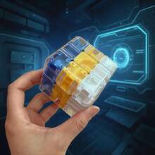 3D Puzzle Ball STEM Educational Toy For Kids - Reversible Activity Cube For Logical Development, Mind Training, And Challenge Games To Cultivate Spatial Imagination And Focus, Smooth Rotation For Endless Fun, Perfect Birthday Gift For Boys And Girls - 橘色 1件 - 查看 5