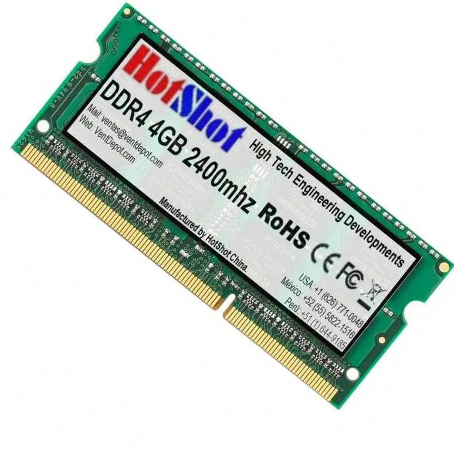 Memoria RAM de Gran velocidad, MXOXN, DDR4, 2400 mhz, Interno., Memoria Computadora Gama Alta, Memoria RAM de Rendimiento - 1 GB - Ver 1
