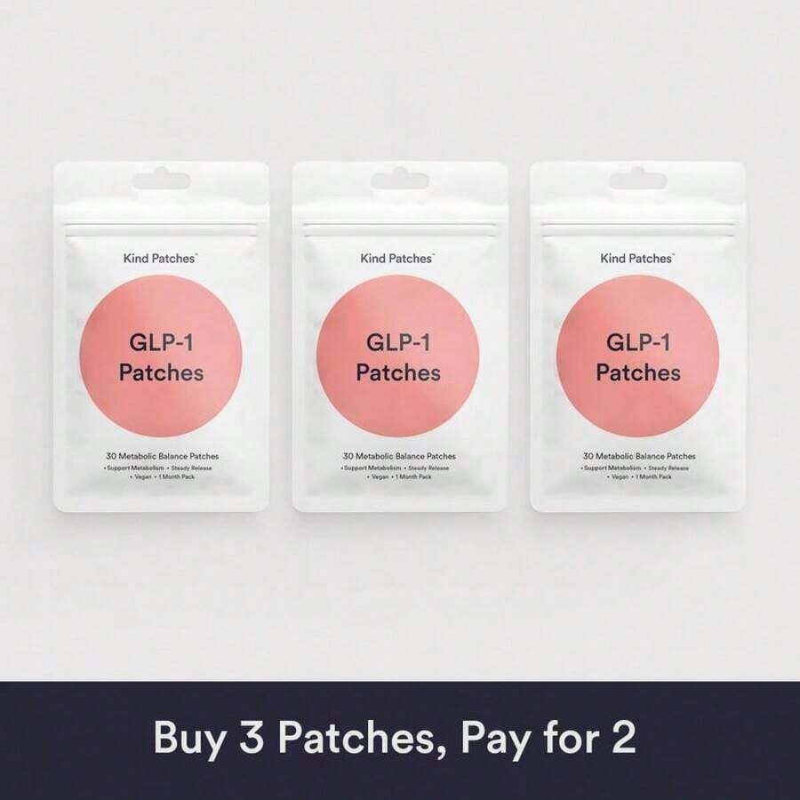 Packs Of 3 Kind Patches Metabolic Balance Patches, Berberine, Steady ...