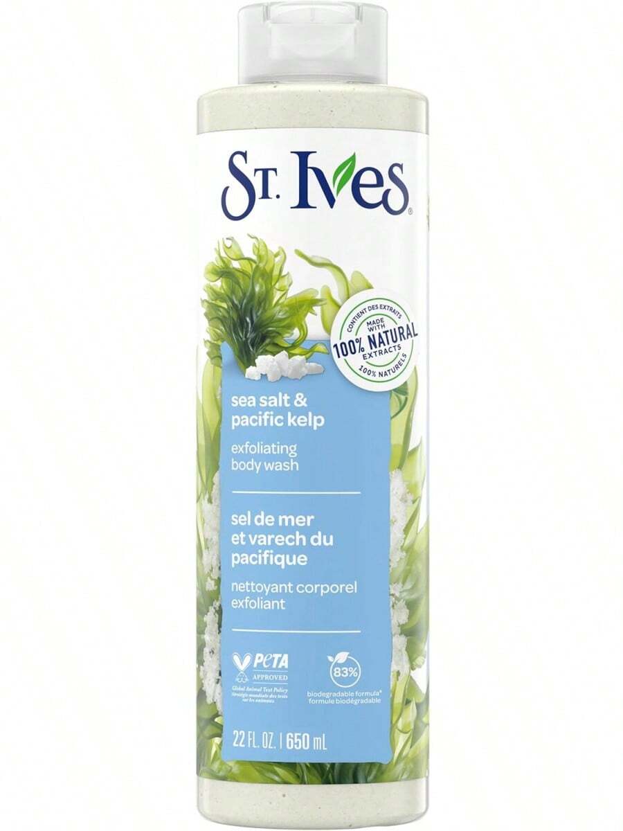 Gel de Baño St Ives Sal Marina Alga del Pacífico 4P 22oz 650ml - 1 - Ver 1
