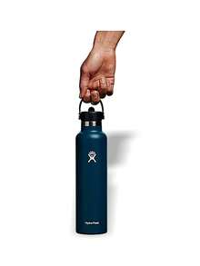 Hydro Flask Water Bottle Leakproof Durable Easy To Clean Solid Versatile Daily Sports Outdoor Travel School Office One Size Navy S24FS464 - Dark Blue - View 3