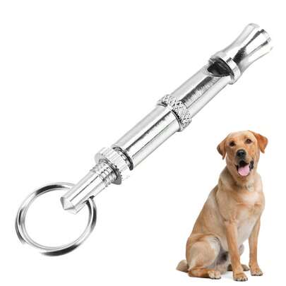 3PCS Pet Dog Training Obedience Whistle Ultrasonic Supersonic Adjustable Pitch