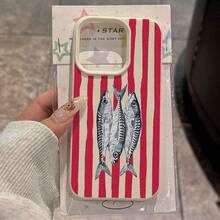 Funda de teléfono móvil de TPU de alta calidad que es resistente a las manchas, duradera y resistente a impactos, con diseño simple, tres sardinas rojas gruesas, funda de teléfono móvil creativa personalizada y a la moda, protección a prueba de golpes y caídas, es para  17.17 Pro...17 Pro Max...17 Agua. 16.16 Pro...16 Pro Máx.16 más.. 15.15 Pro Max...15 Pro...15 más.. 14.14 Pro...14 más..14 Pro Max... 13.13 Pro...13 Pro Max...12.12 Pro...12 Pro Max...11.11 Pro...11 Pro Máx.XR.X.XS.XS máx.Se.MiNi La elección ideal.Es un excelente regalo para familiares, amigos o socios durante las vacaciones. - Multicolor 1664 - Ver 5