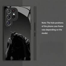 New Smoking Phone For Samsung S25Ultra/S25/For Galaxy S24/S24Fe/S24Plus/S24Ultra/S23/S23Fe/S23+/S23Ultra/S22/S22+/S22Ultra/S21/S21+/S21Ultra/S20Ultra/A55/A54/A53/A52/A52S/A51/A34/A15/A14/A13/A12 New Creative, Stylish Tempered Phone - Glass Case - View 5