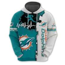Miami Dolp-Hins Hoodie,Football Game Day Hoodie - Phong cách - Xem 2