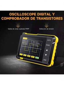 2.8-inch TFT Kit - Portable Car Pocket Oscilloscope, 2.5MS/s High Sampling Rate, 200kHz Bandwidth, Trigger Function Auto/Normal/Single, DSO152 Digital Oscilloscope 400V 200kV with High Voltage Probe P6100 - Negro - Ver 8