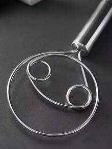 1个/2个不锈钢揉面器，手持式面包揉面器，带刮刀，双孔快速搅拌工具，适用于烹饪、打蛋、烘焙，厨房小工具，适用于餐厅、餐车、面包店 - 免运费 - 彩色 - 查看 9