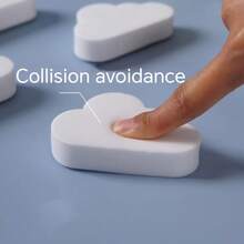 5pcs Cloud-Shaped Cushion Pads, Soundproof Anti-Collision Bumper Stickers For Walls, Doors, Cabinets, Bathrooms, Home Use - Multicolor - View 8