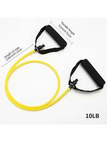 1根阻力带健身拉绳，家用弹力阻力带，力量训练瑜伽运动器材 - 彩色 - 查看 11