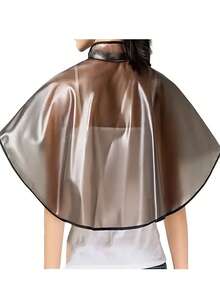 1pc Salon-Grade Hair Coloring Cape, Waterproof Cape For Perming, Dyeing And Oily Hair Care, Hair Styling Gown, Barber Apron, Hair Cutting Cape, Hair Salon Accessory, Splash-Proof Design, Suitable For Washing, Dyeing And Styling - Quick Drying, Suitable For Salon And Home Use. - Multicolor - View 9