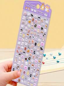 DIY Creative Decorative Children's Reward Stickers, Bear Sweet And Cute Foam Stickers, Animal Diary Hand-Held Book Decorative Stickers - Multicolor - View 5