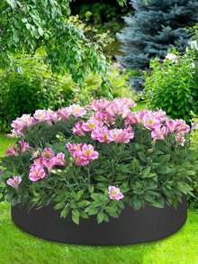 90*30cm Garden Flower Growing Bag Fabric Raised Planting Bed Bag Planter Pot With Handles Planting Pots For Herb Vegetable Plants Round - Black - View 9