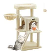 FEANDREA Cat Tree, Cat Tower, Widened Perch For Large Cats, Beige - Beige - View 9