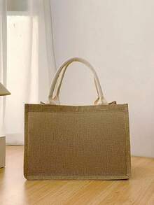 可爱萌狗图案手提包，带化妆包，女士便携式拉链钱包，时尚旅行洗漱包，午餐盒包，书包，学校旅行沙滩女装多功能包 - 彩色 - 查看 7