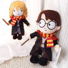 Harry Potter 30厘米官方学院系列毛绒玩偶，可爱巫师袍卡通电影周边，生日/圣诞礼物 - 彩色 - 查看 8