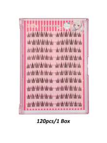 Sibeuna Rikuaild 120/240/360pcs Self-Adhesive Cluster Fake Eyelashes, No Glue Needed, Cartoon Style Natural Look, Soft & Comfortable, Suitable For Daily Makeup - C - 查看 7