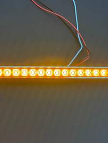 Barra De 31 Cm Con 20 Potentes Leds 12-24v - Ambar - Ver 8