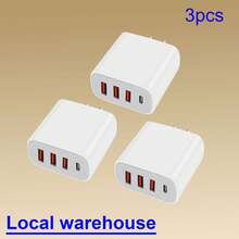 4-Port USB-C Charging Block (3-Pack) – Reliable Cargadores & Apple Device Charger Suitable For Multiple People Charging, Multiple Devices Charging, Home Charging Needs, And Office Desks Home Office Phone Charger Multi-Port High Output Power - View 5