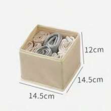 1/3/6件装加固无纺布收纳盒，抽屉整理盒，衣柜折叠收纳盒，内衣收纳盒，桌面收纳盒