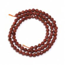 约90颗4毫米天然石雕珠，适合珠宝制作 - 包括粉晶 - DIY优雅手链项链 - 高品质珠宝配件，女士礼物 - 彩色 - 查看 16