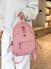 四季胸包 - 女士多功能背包，轻便斜挎包，多隔层设计，耐用拉链，适合户外徒步、露营、旅行、通勤、购物等场合。