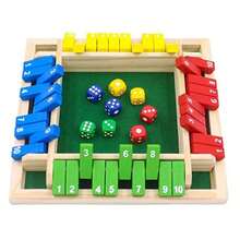 Wood Dice Game 2-4 Family Classic Table Games, Suitable For Outdoor, Leisure, Entertainment, Classrooms,Parties Or Bars - Nhiều màu - Xem 8