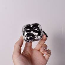 Lips 1pc Black Lip Design Protective Case Compatible With Airpods Pro 3, Pro 2, Apple 3rd Gen, 4 - Multicolor - View 6