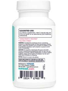 Nutricost Iron For Women 65mg, 180 Capsules - With Vitamin C, Folate & B12, Women's Daily Essential - Khác - Xem 4