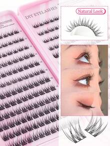 288pcs DIY False Eyelashes Set | Over 10 Styles, Includes Glue, Makeup Remover And Application Tools - Featuring False Eyelashes, Glue, Makeup Remover, Tweezers And Brushes, Suitable For Both Professionals And Beginners, Easy To Use At Home, A Starter Kit For Beginners To Create Professional-Looking Lashes. - Nhiều màu - Xem 7
