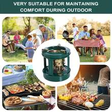 Portable Kerosene Stove, Efficient Camping Stove With Windshield, Outdoor Cooking Tool, 16 Wicks, Suitable For Backpacking, Hiking, Picnics, And Emergency Reserves, Camping Picnic Stove (Fuel Not Included) Chenxingran - 綠色 - 查看 5