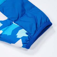 Adidas 男童连帽羽绒服，秋冬季 - 藍色 - 查看 5