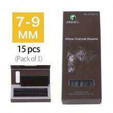 Marie's 15pcs Black Willow Charcoal Sticks, Professional Sketching & Drawing Charcoal, Soft For Portrait Sketching, Shading, Blending, Art Supplies For Artists, Painter, Adults & Hobbyist (5-7mm/7-9mm) - Black - View 9