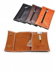 Nueva bolsa de almacenamiento de cigarrillos de piel sintética, bolsa para enrollar tabaco, bolsa para pipa de tabaco, humidor de tabaco, portador de papel de cigarrillos, bolsa portátil para tabaco de pipa, disponible en múltiples colores - Multicolor - Ver 11