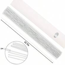 CZ 22 Gauge White Floral Wire Stem For Flower Arrangement Craft Supply16 Inch 150PCS 6325 - 22Trắng - Xem 2