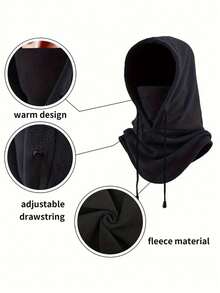 1pc/3pcs Multi-Functional Thermal Hat+Mask+Neck Gaiter 3-In-1 Warmer Ski Hat, Suitable For Cycling, Outdoor, Daily Life, Commute, Birthday Gift For Dad, Family, Friends & Lover, Autumn/Winter Winter Accessories Winter Outfits Warm Accessories