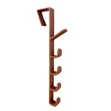 Door Hanger Kit With 5 Hooks For Hanging Bags, Hats, And Accessories - 卡其色 - 查看 6