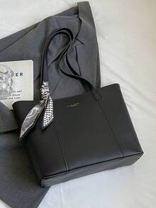 2026 Large Capacity Handbag, New Fashion Women's Shoulder Tote Bag, Versatile For Commuting - Black - View 7