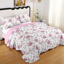 Double-Sided 3-Piece Printed Bedspread Set. - Imprimir 16 - Ver 1