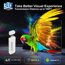 VELEC Android 14.0 TV Stick ATV Quad-Core WiFi6 2.4G/5.8Ghz BT5.0 4K HD Streaming Device For TV And Projector,Android ATV Plug-In Smart TV