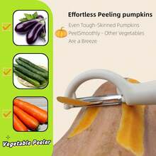 Stainless Steel Vegetable Peeler - Ultra Sharp Blade For Potatoes, Carrots, Cucumbers & Fruits | Non-Slip Grip Kitchen Peeler With Y-Peeler Design, Easy Peel & Comfort Handle (Color May Vary) - Random - View 7