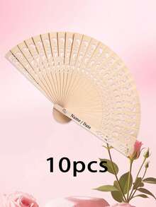 定制木质婚礼扇（5/10/20 把），个性化木质婚礼扇，雕花木质折扇，优雅婚礼礼物，伴娘礼物，婚礼纪念品，完美适用于婚礼、新娘送礼会、生日派对、家居装饰、朋友礼物、圣诞礼物。，Poetcore，永恒之爱 - 彩色 - 查看 39