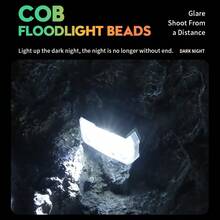 1 قطعة مصباح رأس جديد بمستشعر حركة، شحن سريع من نوع C، ضوء أحمر، مناسب للصيد الليلي والأنشطة الخارجية والحالات الطارئة - متعدد الألوان - مشاهدة 4