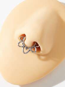 1pc Unisex Gothic Retro Punk Style Nose Ring, Suitable For Parties And Music Festivals