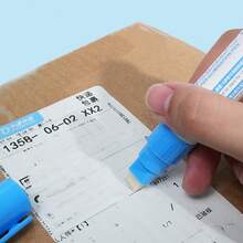 1pc/3pcs Thermal Paper Eraser Pen, Swiftly Removes Courier Label Information, Erases Personal Details Without Leaving Traces, Information Masking Tool, Suitable For Home And Office Use.