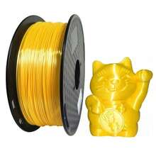 3D Printing Filament - PLA Silk Metallic Colors: Gold, Silver, Copper, Bronze, 1.75mm, 1KG/2.2lbs, Shiny Metallic Gold PLA Filament Spool For FDM 3D Printers