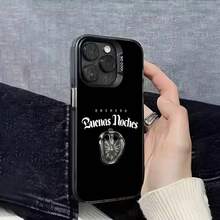 Funda de teléfono Q-Quevedo BUENAS NOCHES para 17,16,15,14,13,12,11 Pro,Max,Plus,E, caja IMD negra - Z5 - Ver 11