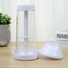 Handheld Rotary Flour Sifter, Plastic Semi-Automatic Flour Sifter For Home Kitchen Baking