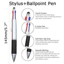 MiSiBao Stylus Pen For Touch Screen 4 Color In One Multi-Colored Ballpoint Pens Medium Point (1.0mm) For IPad, 4-Pack,Four-ColorStylus - 四色觸控筆 - 查看 3