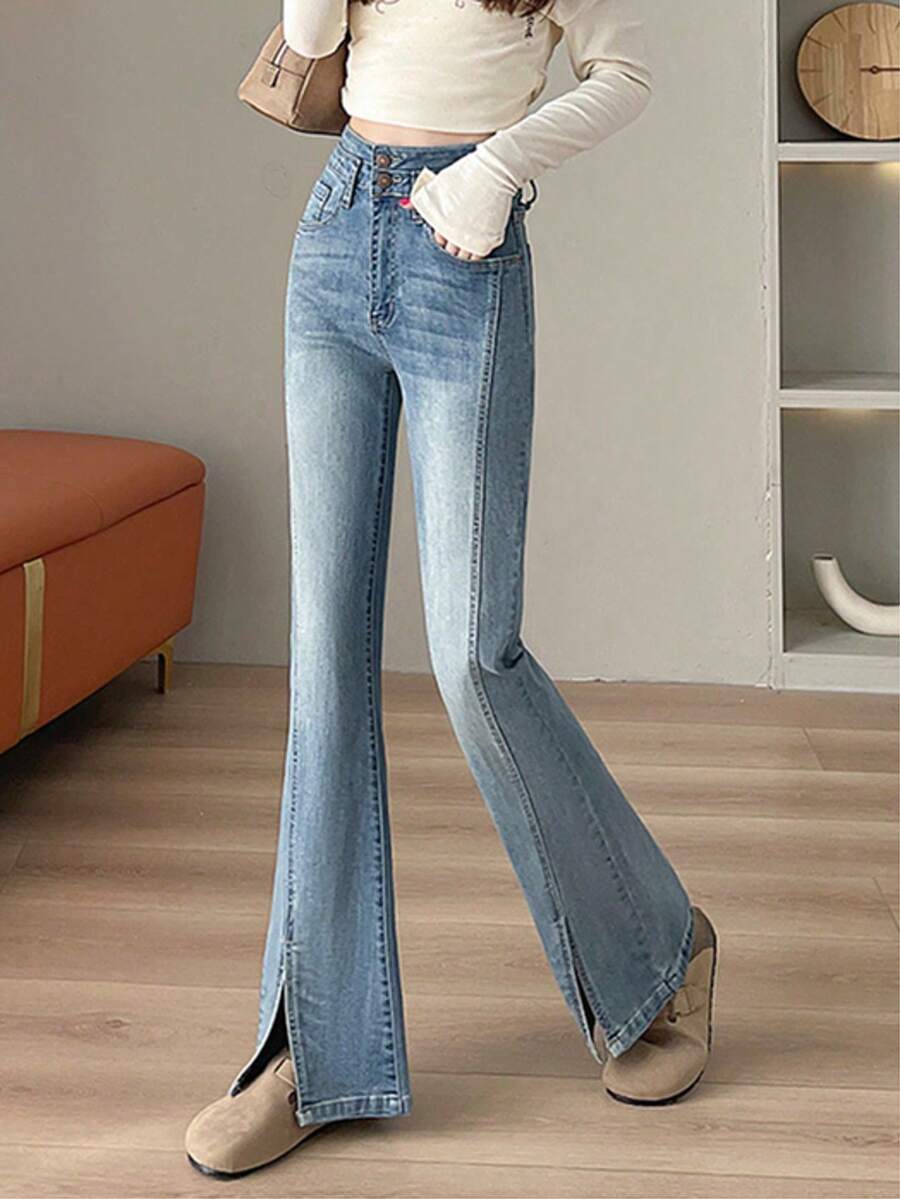 Women Jeans - Màu xanh lam - Xem 1