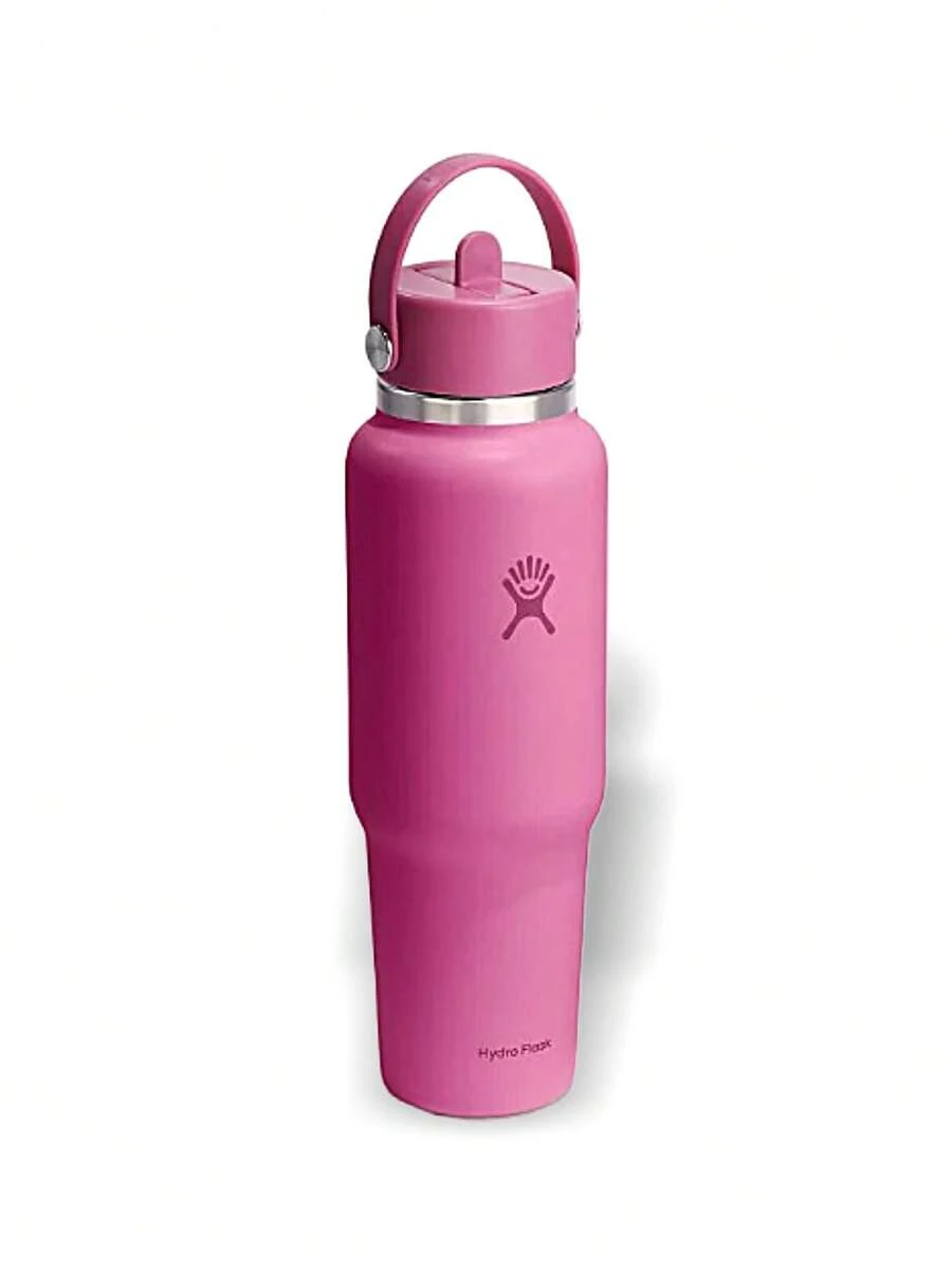 Hydro Flask Bình nước thể thao du lịch ống hút rộng thấm hút mồ hôi dễ rửa chắc chắn đa năng logo dùng ngoài trời hàng ngày trường học unisex 40oz màu hồng tươi WT40CFS677 - Màu hồng tươi sáng - Xem 1